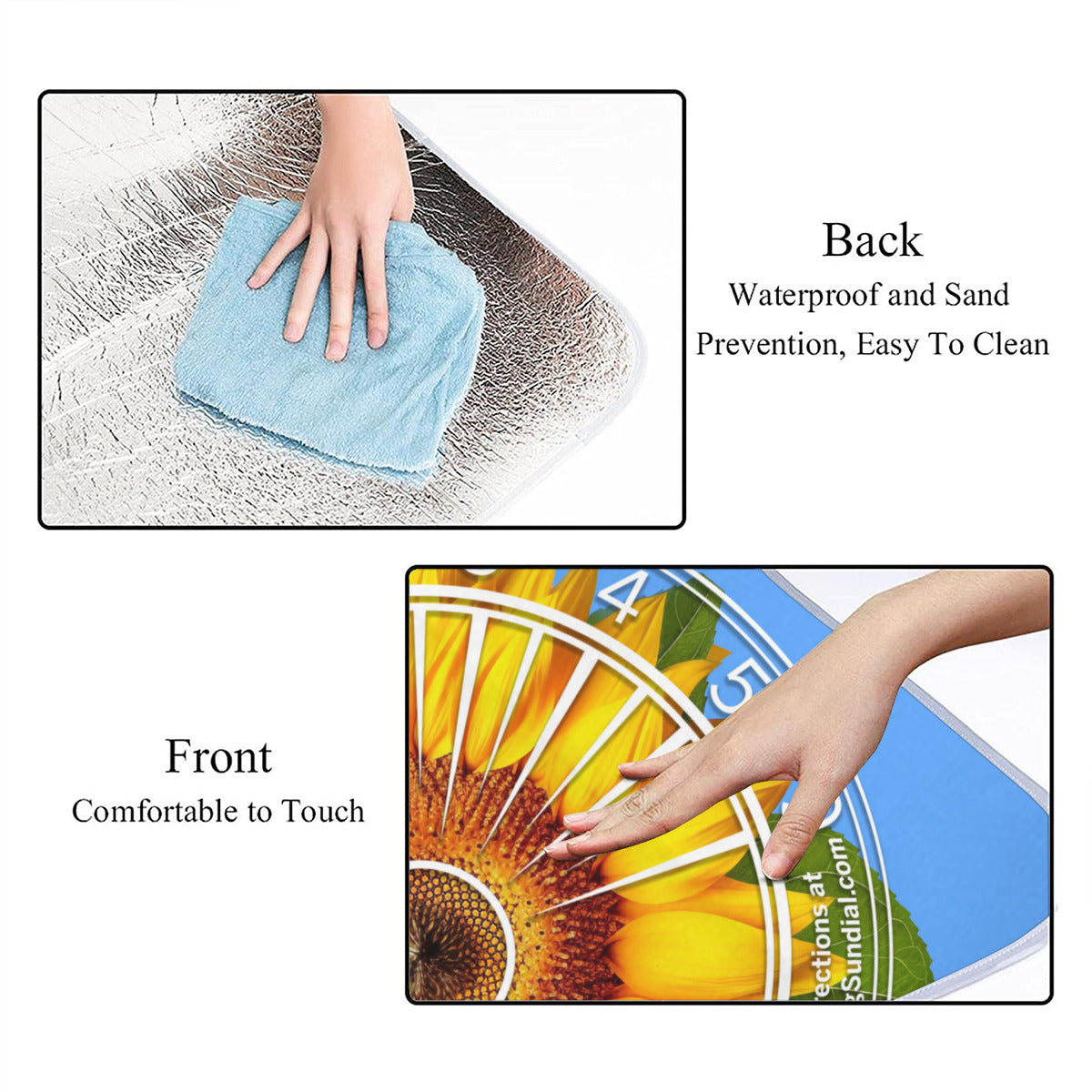 Square Picnic Mat - Sunflower
