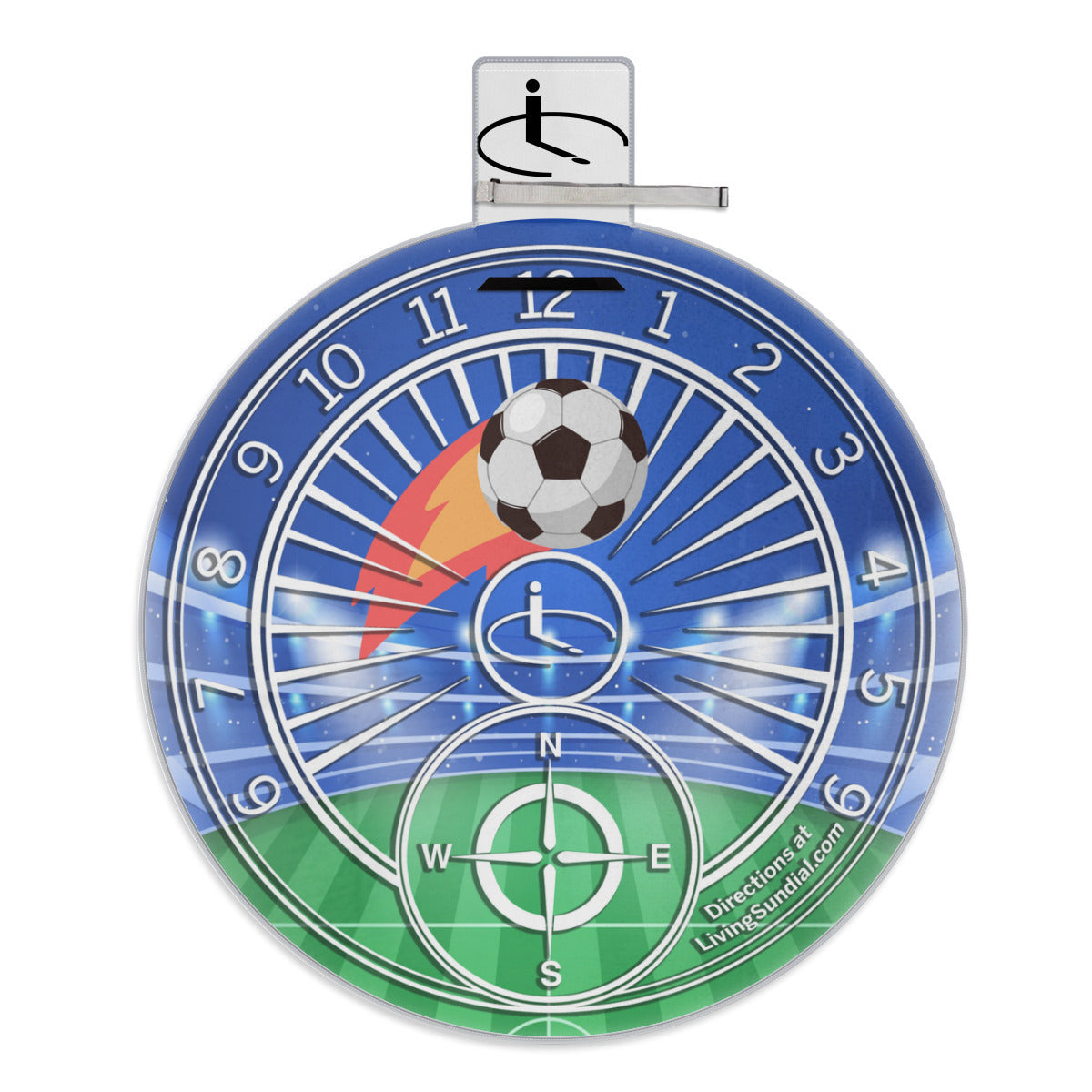 Round Picnic Mat - Soccer