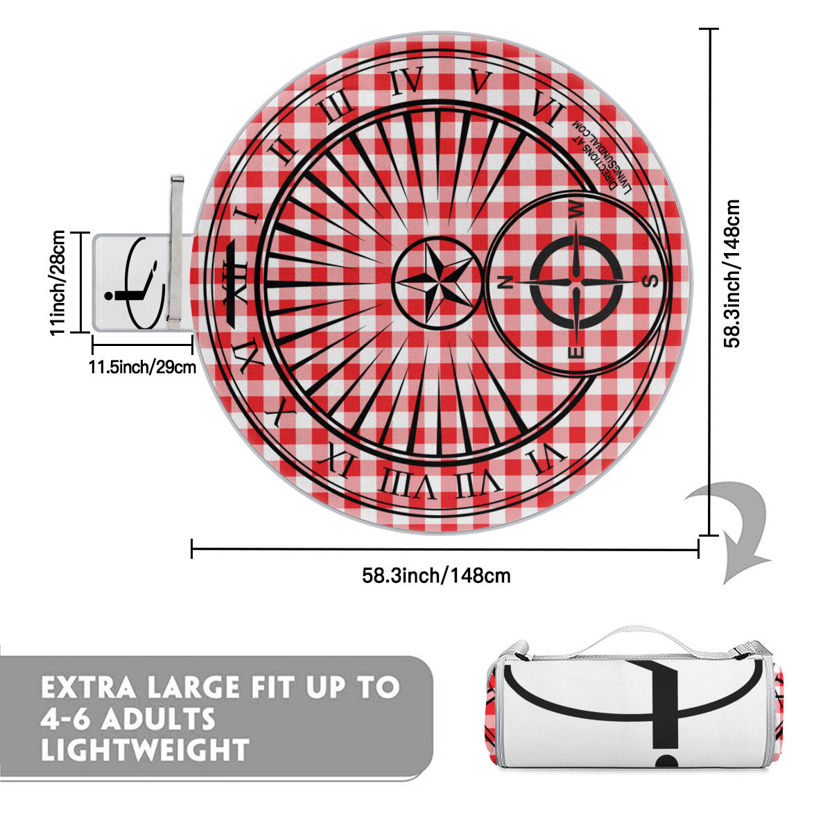 Round Picnic Mat - Picnic