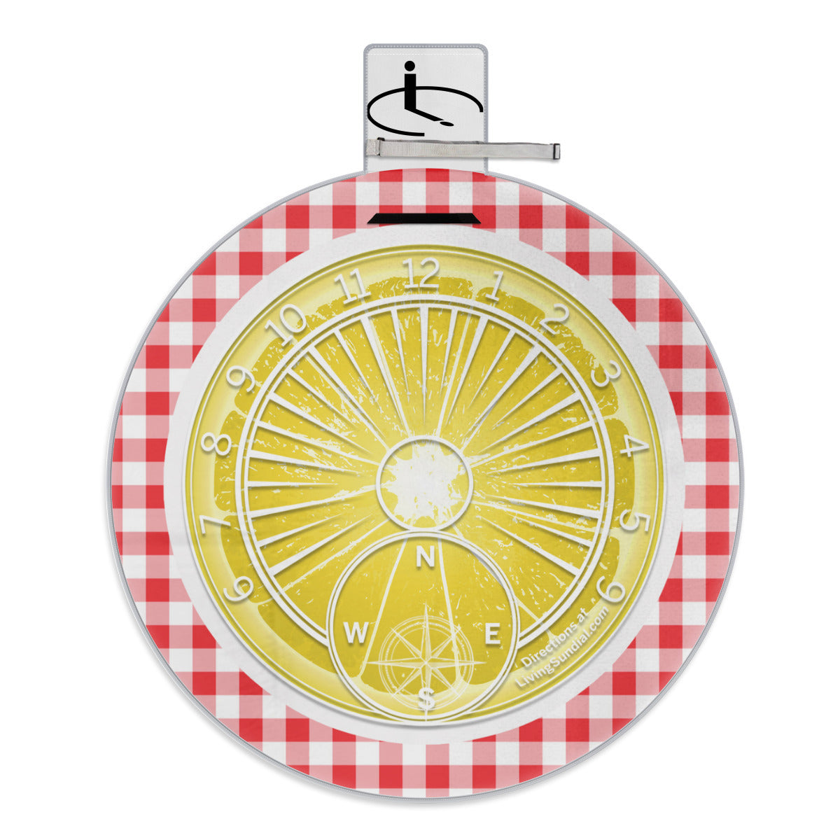 Round Picnic Mat - Lemon