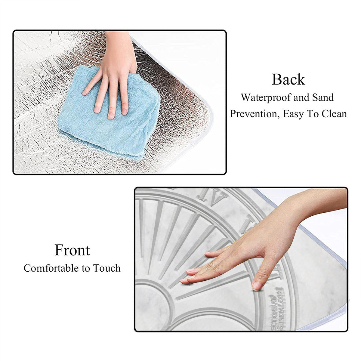 Square Picnic Mat - Marble