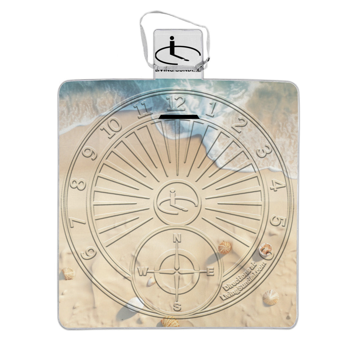 Square Picnic Mat - Beach