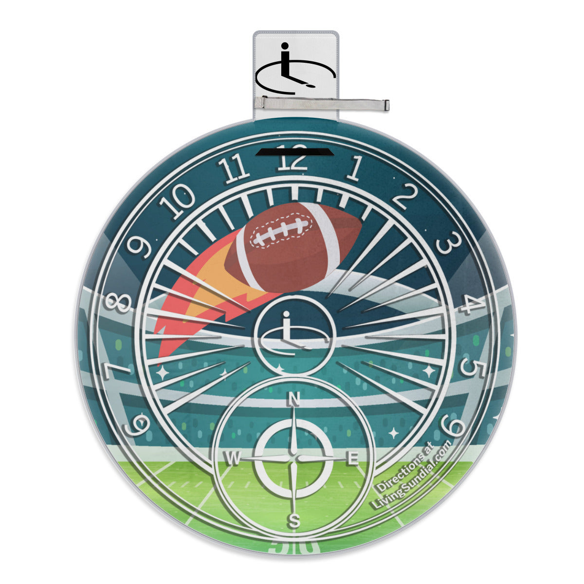 Round Picnic Mat - Football